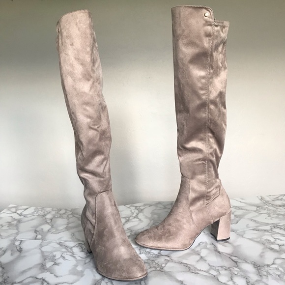 liz claiborne womens trevi riding block heel zip boots